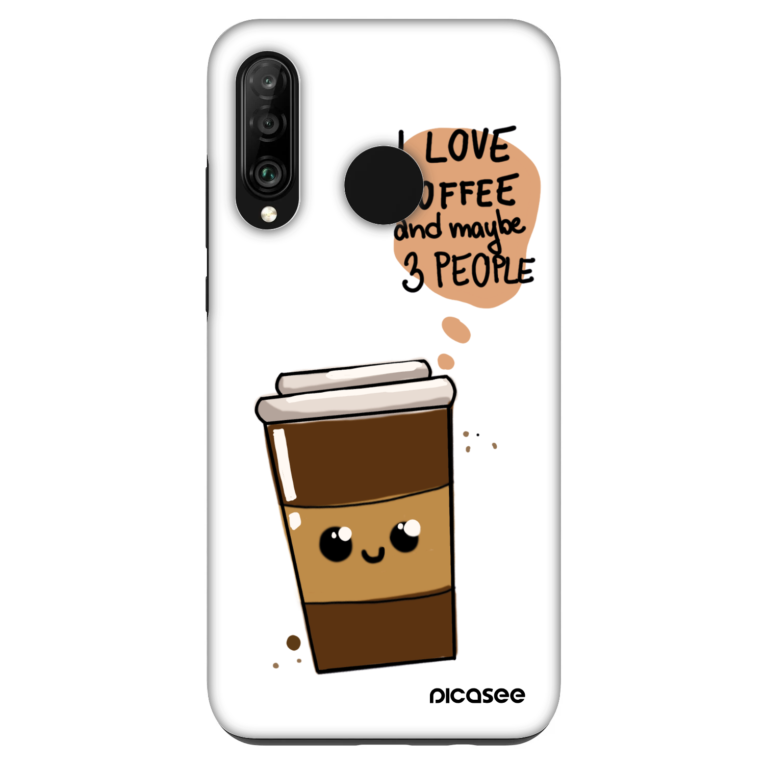 Picasee Fashion Case für Huawei P30 Lite - Cute coffee