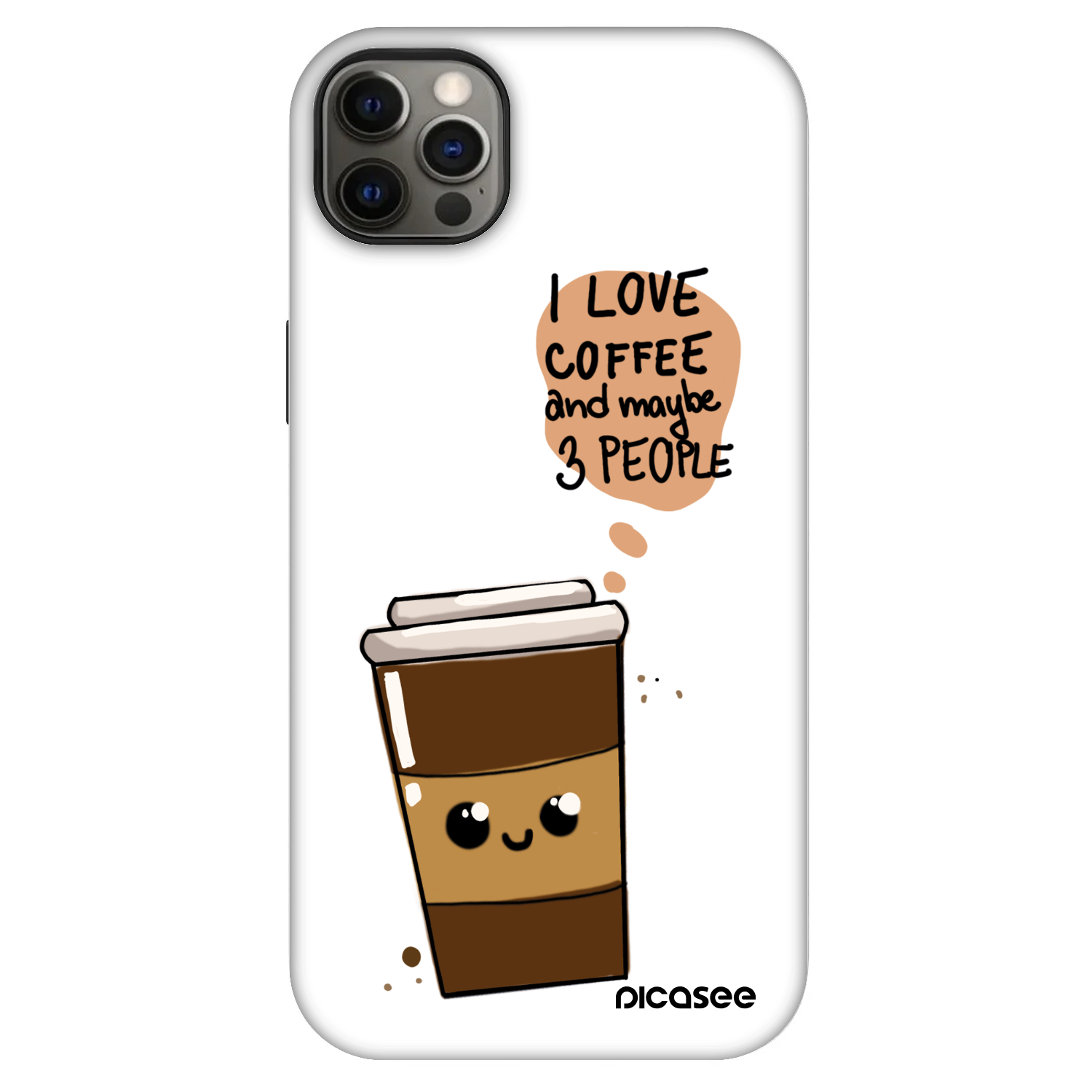 Picasee Fashion Case MagSafe für Apple iPhone 12 Pro Max - Cute coffee