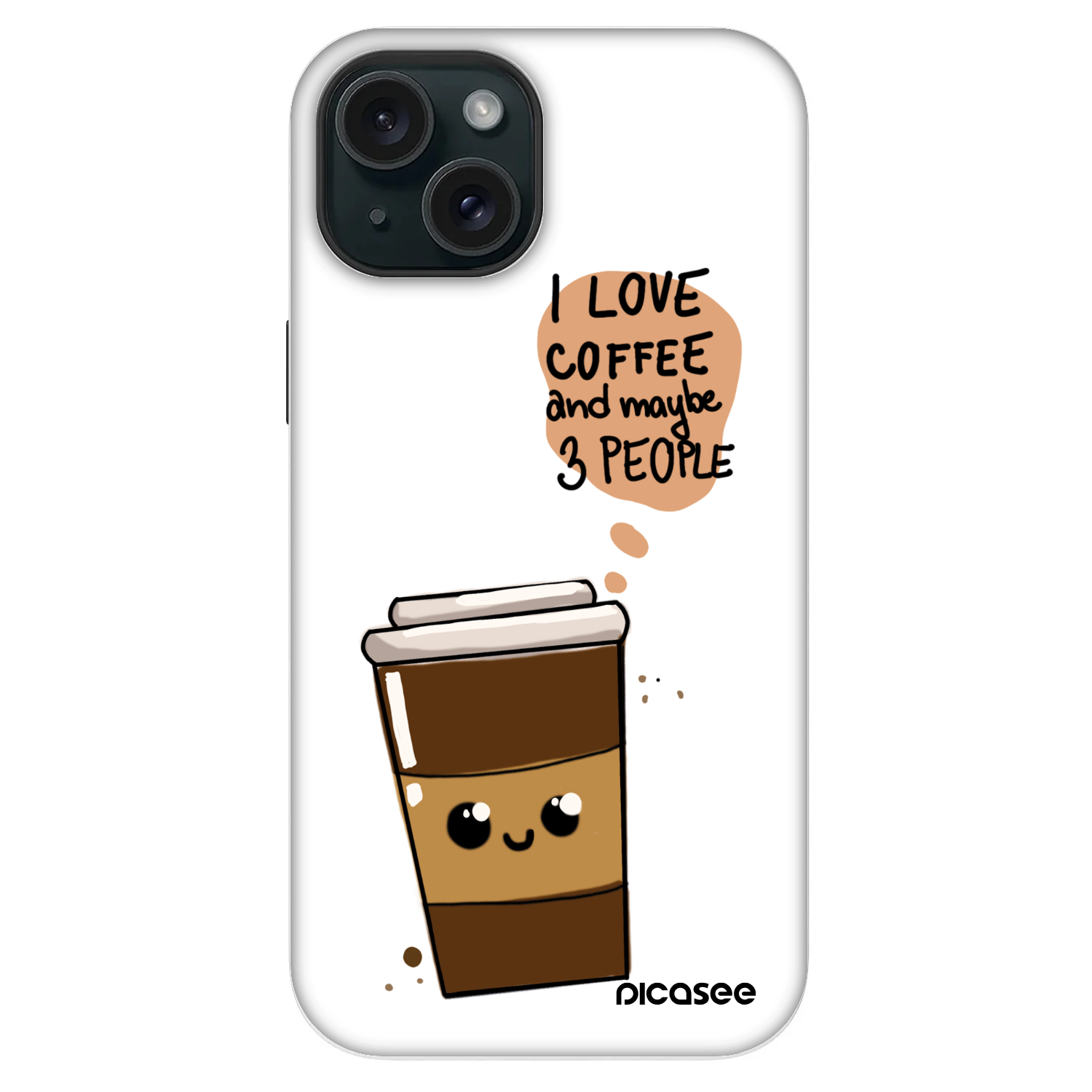 Picasee Fashion Case MagSafe für Apple iPhone 14 - Cute coffee