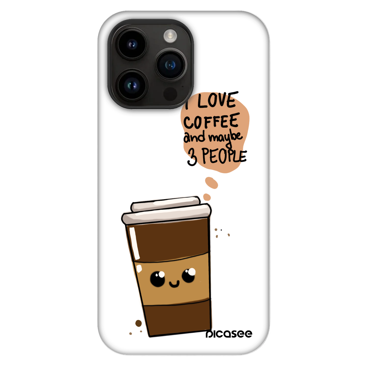 Picasee Fashion Case MagSafe für Apple iPhone 14 Pro Max - Cute coffee