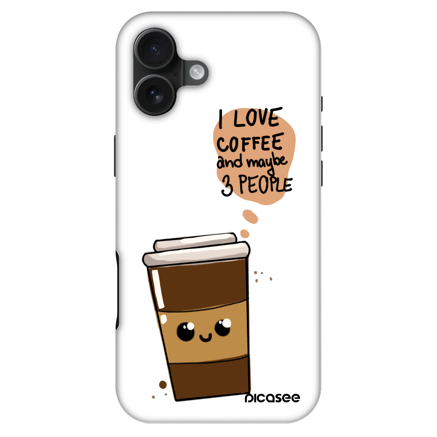 Picasee Fashion Case MagSafe für Apple iPhone 16 Plus - Cute coffee