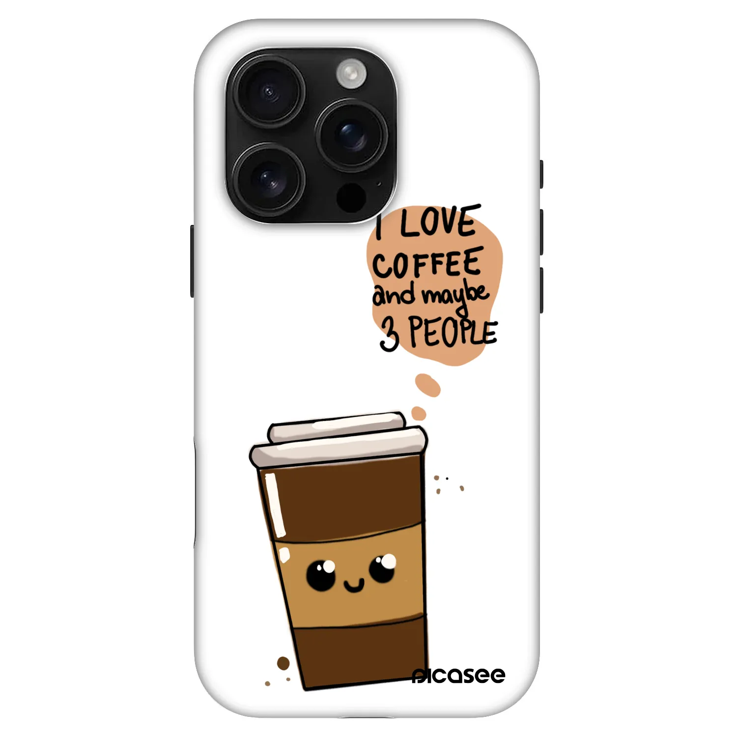 Picasee Fashion Case MagSafe für Apple iPhone 16 Pro - Cute coffee
