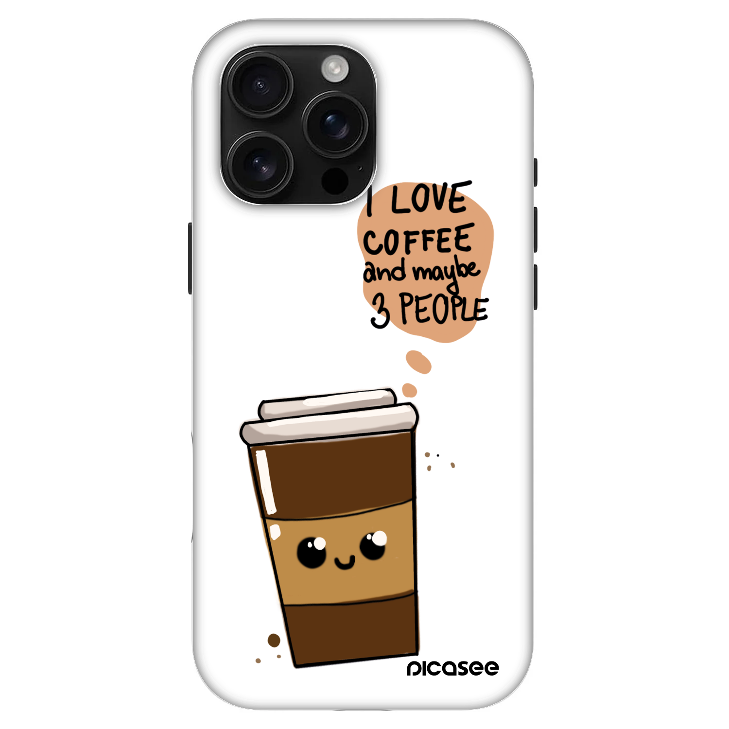 Picasee Fashion Case MagSafe für Apple iPhone 16 Pro Max - Cute coffee