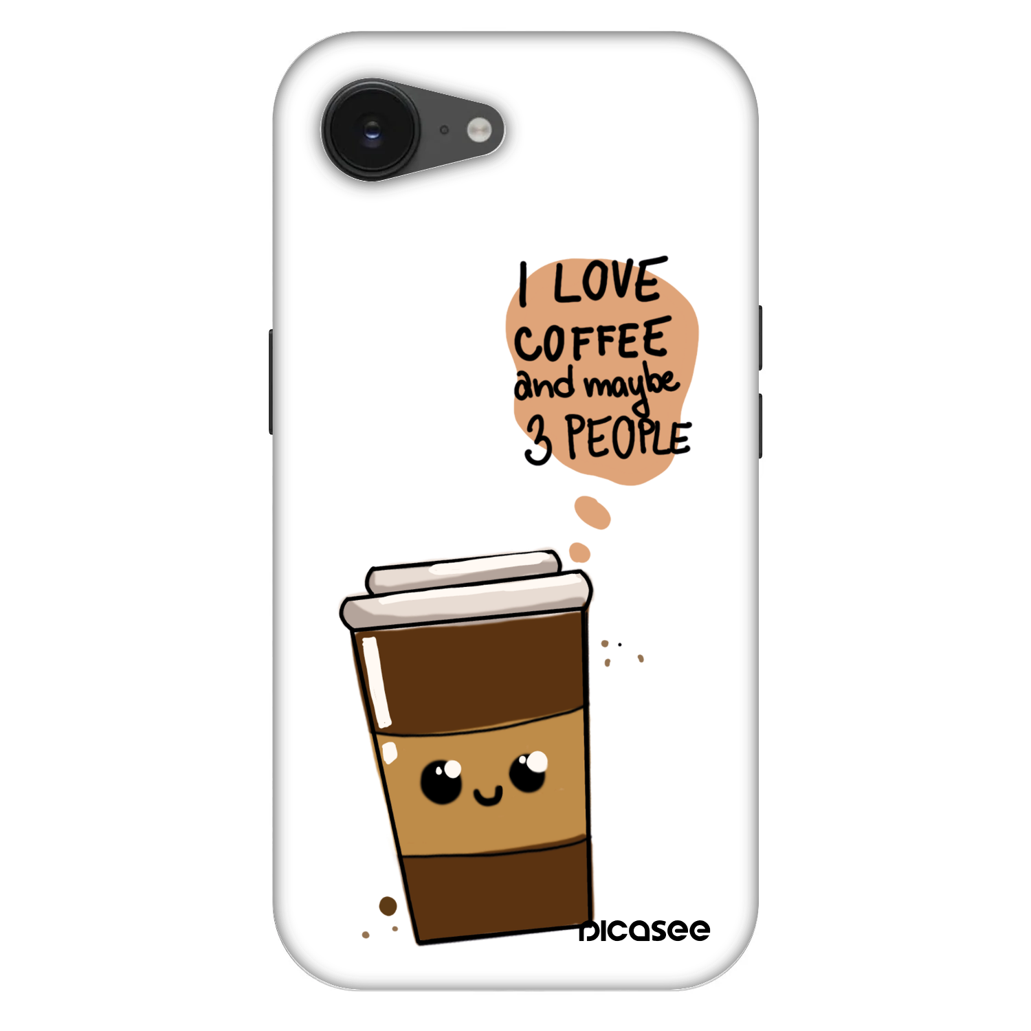 Picasee Fashion Case MagSafe für Apple iPhone 16e - Cute coffee
