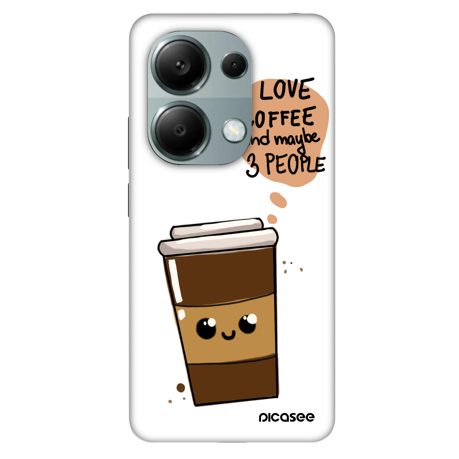 Picasee Fashion Case für Xiaomi Redmi Note 13 Pro 4G - Cute coffee