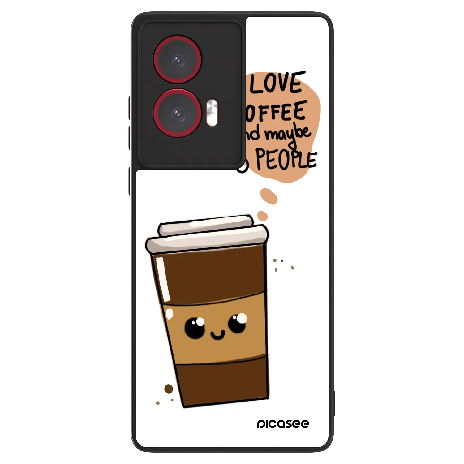 Picasee ULTIMATE CASE für Motorola Edge 50 Fusion - Cute coffee