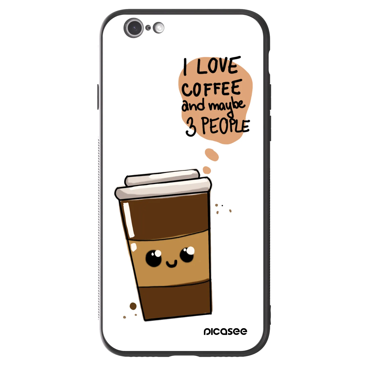 Picasee ULTIMATE CASE für Apple iPhone 6/6S - Cute coffee