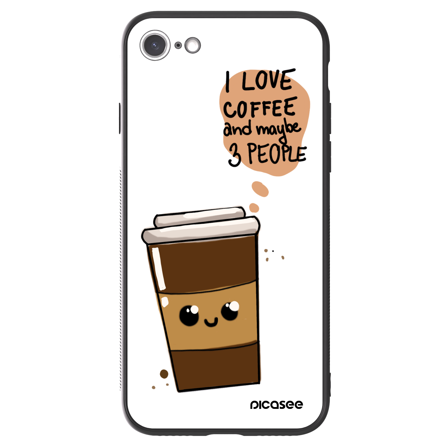 Picasee ULTIMATE CASE für Apple iPhone 7 - Cute coffee