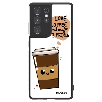 Hülle für Samsung Galaxy S21 Ultra 5G G998B - Cute coffee