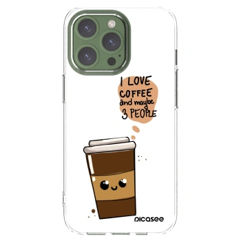Picasee Apple iPhone 13 Pro Hülle - Transparentes Silikon - Cute coffee