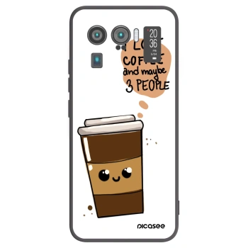 Picasee Xiaomi Mi 11 Ultra Hülle - Schwarzes Silikon - Cute coffee