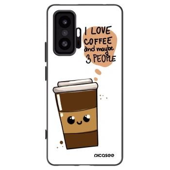 Picasee Xiaomi 11T Hülle - Schwarzes Silikon - Cute coffee