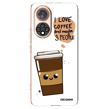 Picasee Honor 50 5G Hülle - Transparentes Silikon - Cute coffee