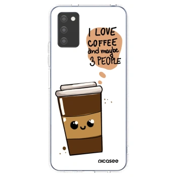 Hülle für Samsung Galaxy A03s A037G - Cute coffee