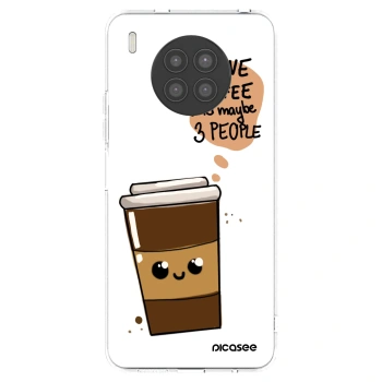 Picasee Huawei Nova 8i Hülle - Transparentes Silikon - Cute coffee