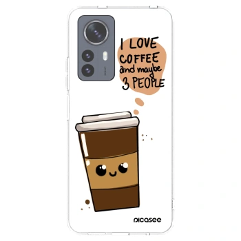 Picasee Xiaomi 12 Pro Hülle - Transparentes Silikon - Cute coffee