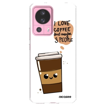 Picasee Xiaomi 13 Lite Hülle - Transparentes Silikon - Cute coffee