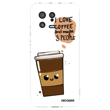 Picasee Xiaomi 13 Hülle - Transparentes Silikon - Cute coffee