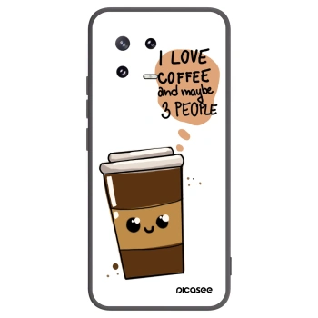 Picasee Xiaomi 13 Pro Hülle - Schwarzes Silikon - Cute coffee