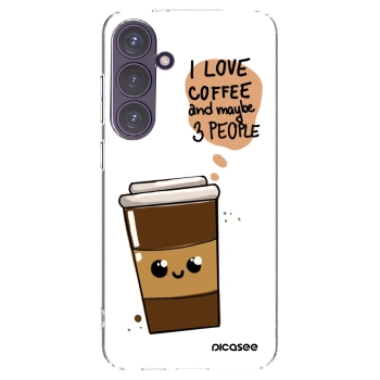 Picasee Samsung Galaxy S24+ S926B 5G Hülle - Transparentes Silikon - Cute coffee