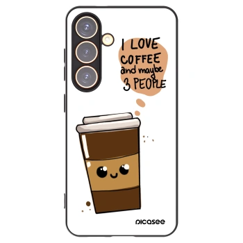 Picasee Samsung Galaxy S24 S921B 5G Hülle - Schwarzes Silikon - Cute coffee
