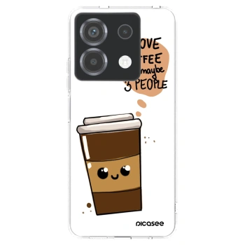Picasee Xiaomi Poco X6 Hülle - Transparentes Silikon - Cute coffee
