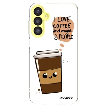 Picasee Samsung Galaxy A25 A256B 5G Hülle - Transparentes Silikon - Cute coffee