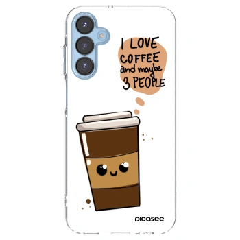Picasee Samsung Galaxy A15 A156B 5G Hülle - Transparentes Silikon - Cute coffee