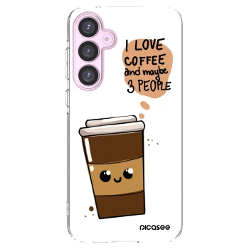 Picasee Samsung Galaxy A55 5G A556B Hülle - Transparentes Silikon - Cute coffee