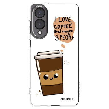 Picasee Samsung Galaxy S25 Edge 5G Hülle - Transparentes Silikon - Cute coffee