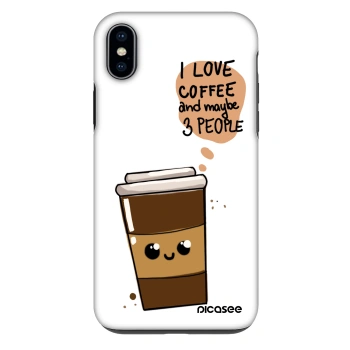Hülle für Apple iPhone XS Max - Cute coffee