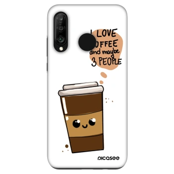 Hülle für Huawei P30 Lite - Cute coffee
