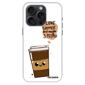 Hülle für Apple iPhone 15 Pro - Cute coffee