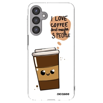 Picasee Samsung Galaxy A16 4G Hülle - Transparentes Silikon - Cute coffee