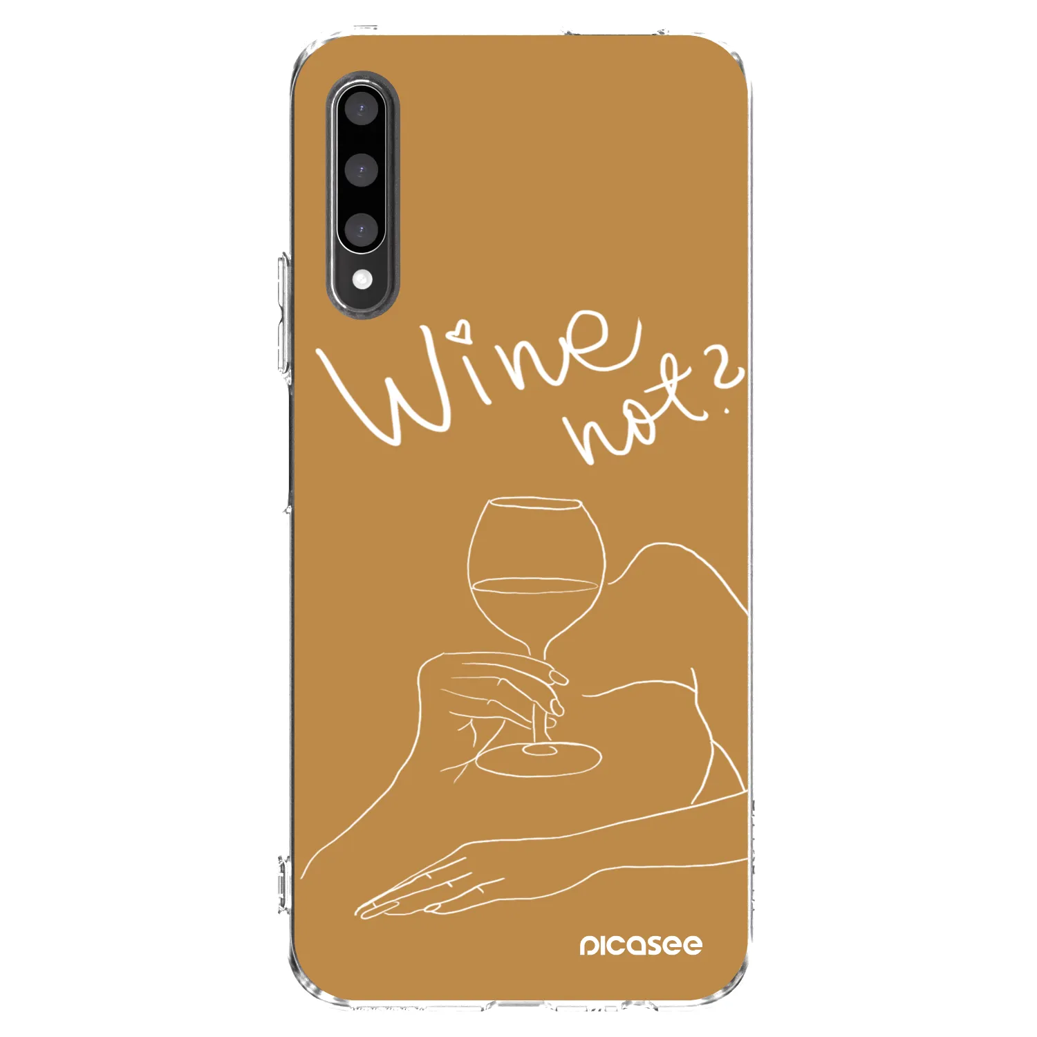 Picasee Honor 9X Pro Hülle - Transparentes Silikon - Wine not