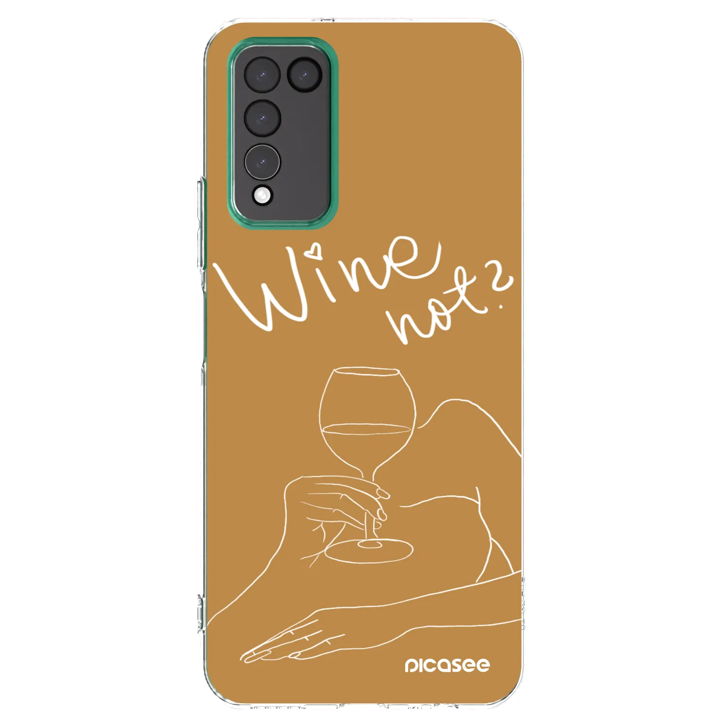 Picasee Honor 10X Lite Hülle - Transparentes Silikon - Wine not