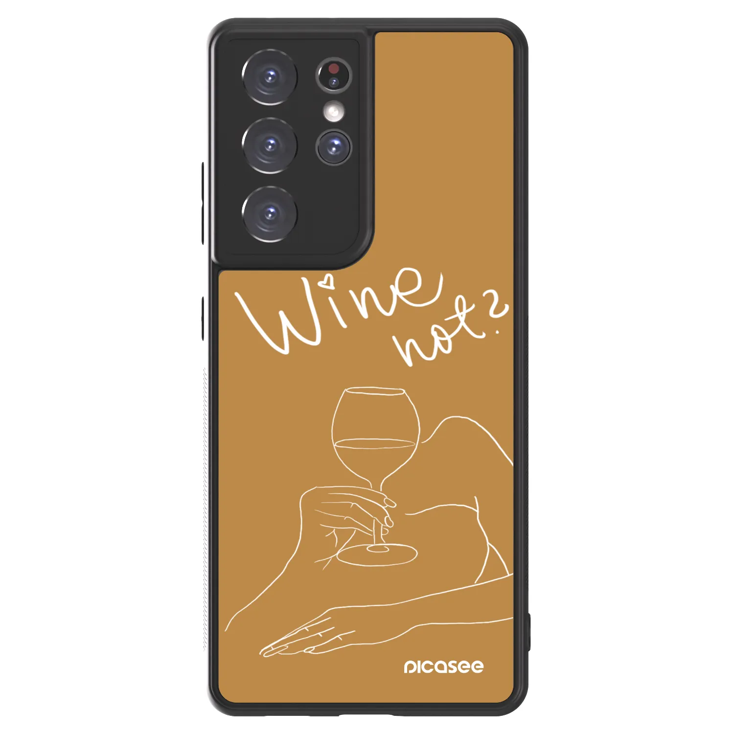 Picasee ULTIMATE CASE für Samsung Galaxy S21 Ultra 5G G998B - Wine not