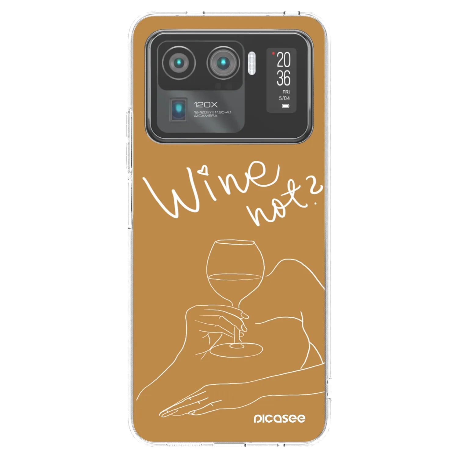 Picasee Xiaomi Mi 11 Ultra Hülle - Transparentes Silikon - Wine not