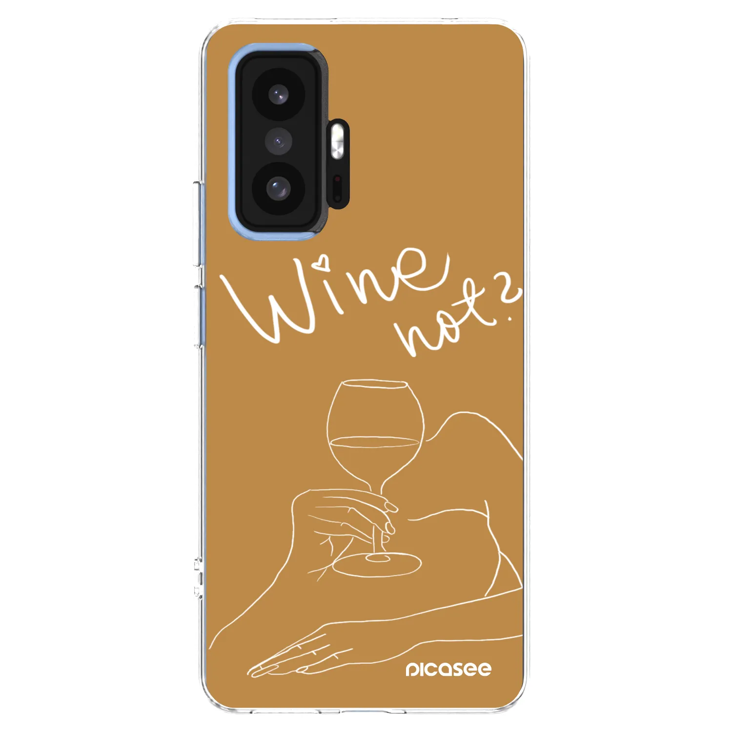 Picasee Xiaomi 11T Hülle - Transparentes Silikon - Wine not