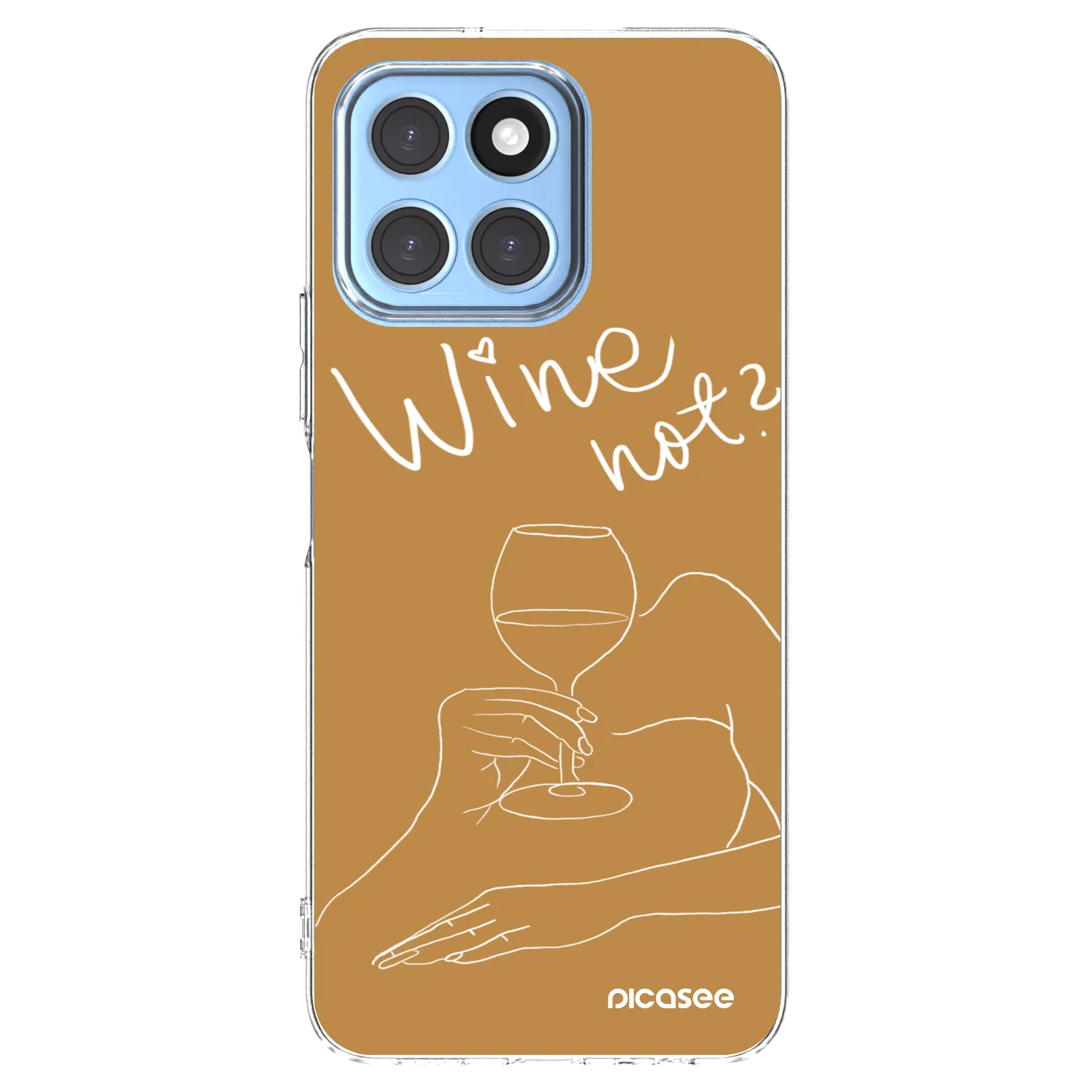 Picasee Honor X6 Hülle - Transparentes Silikon - Wine not