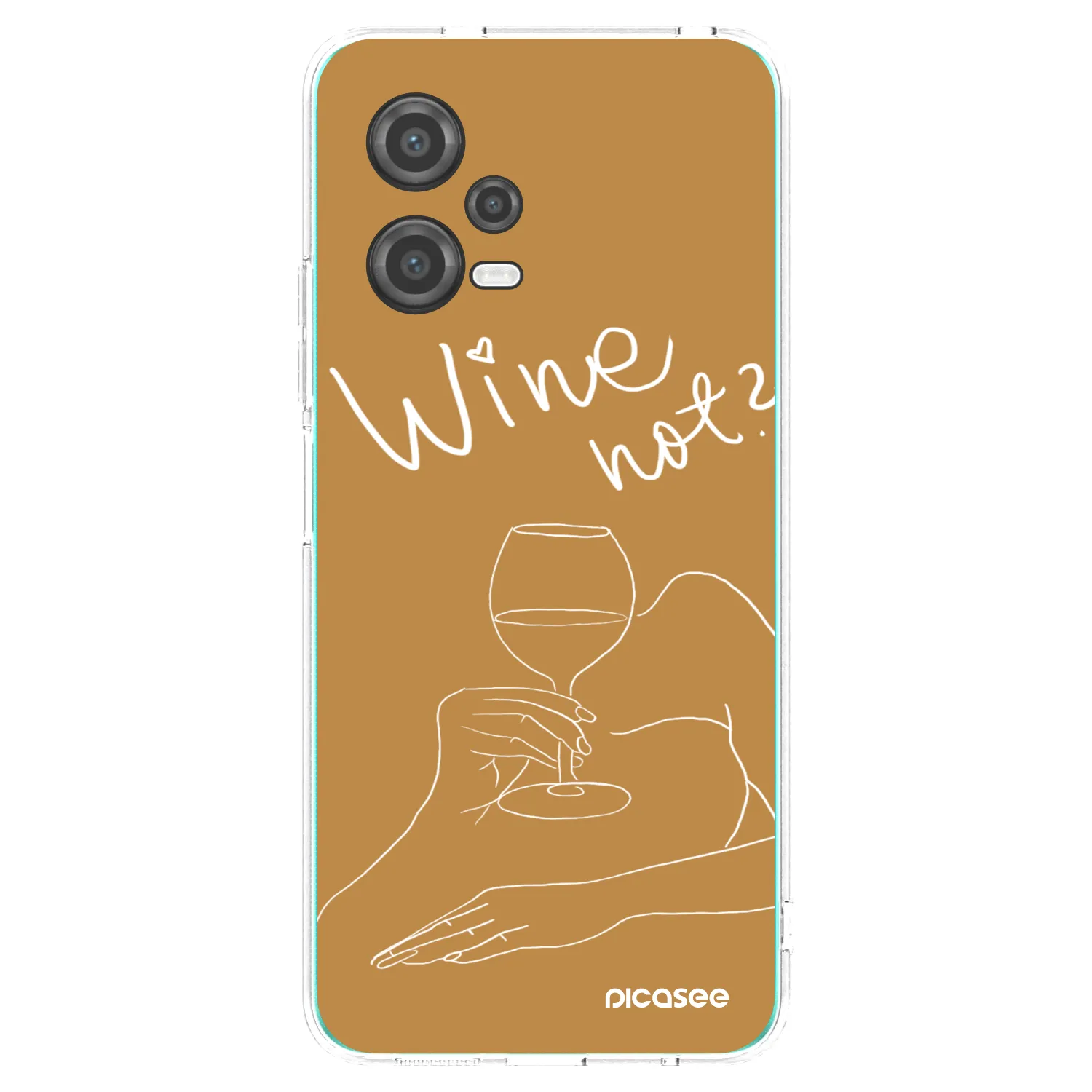 Picasee Xiaomi Poco X5 Hülle - Transparentes Silikon - Wine not