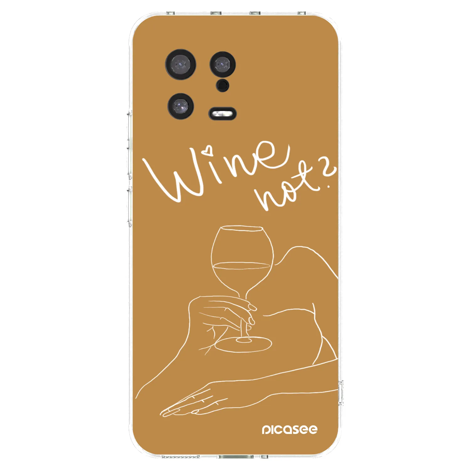 Picasee Xiaomi 13 Hülle - Transparentes Silikon - Wine not