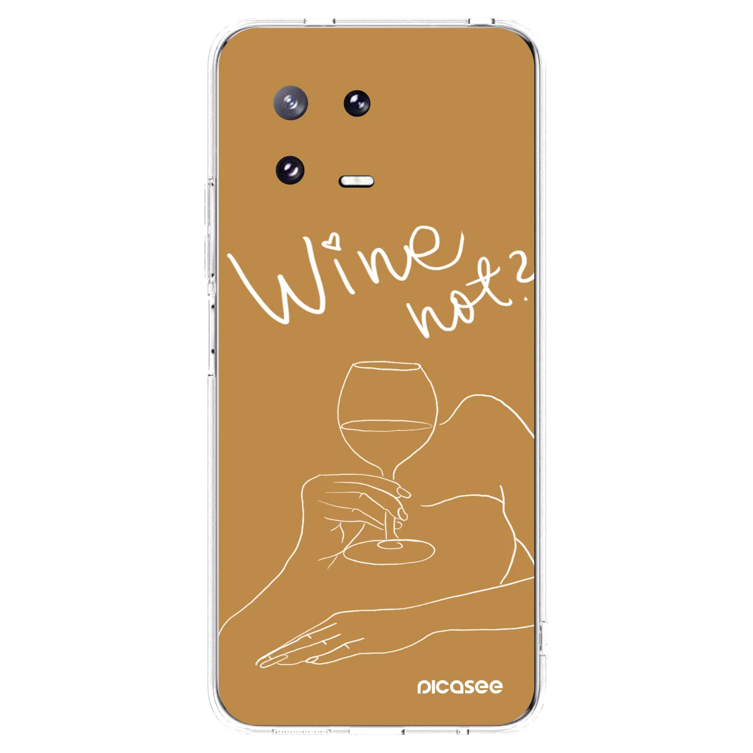 Picasee Xiaomi 13 Pro Hülle - Transparentes Silikon - Wine not