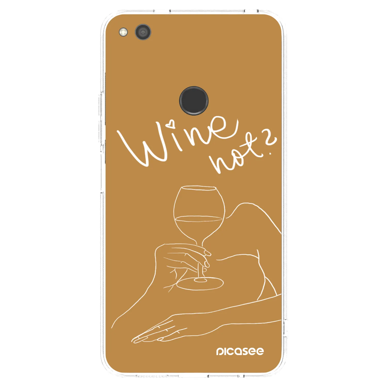 Picasee Huawei P9 Lite 2017 Hülle - Transparentes Silikon - Wine not