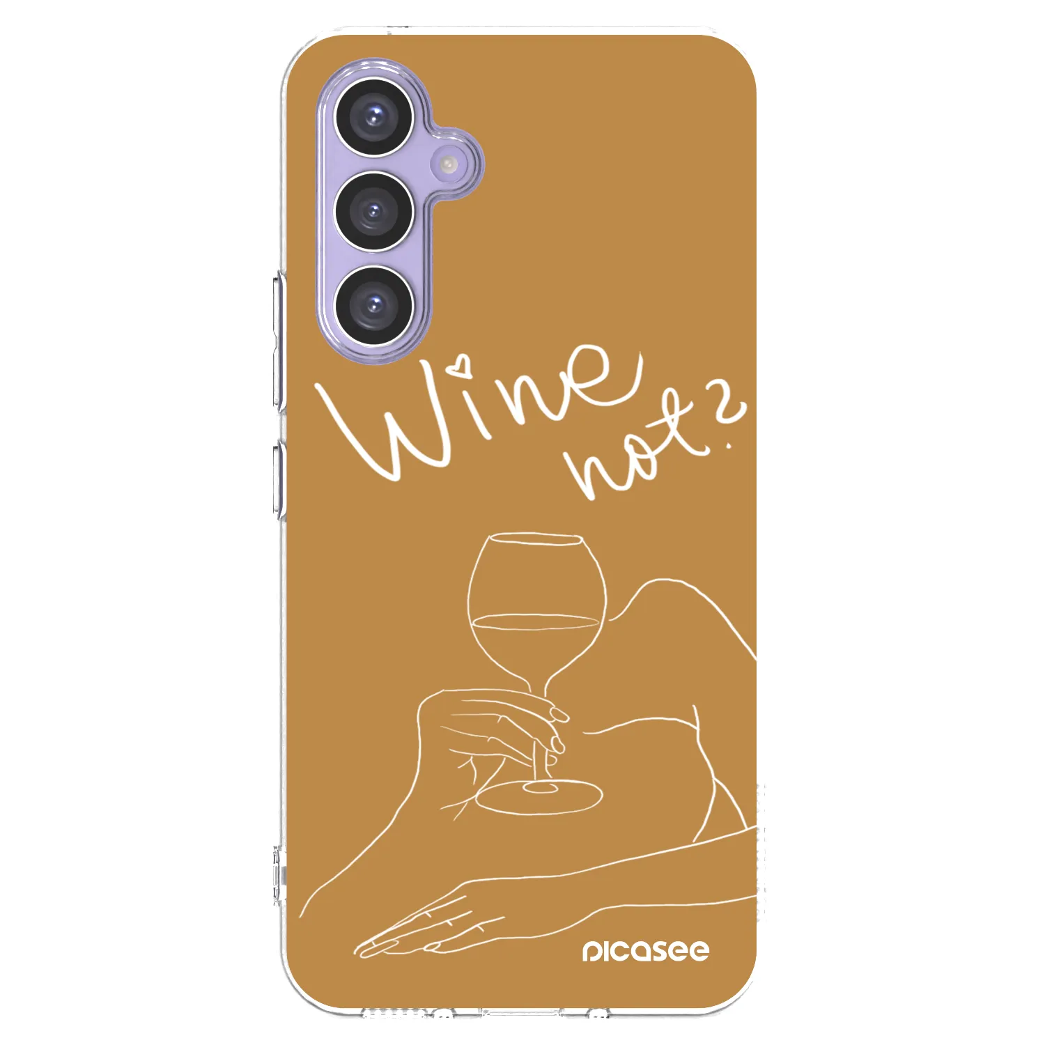 Picasee Samsung Galaxy A54 5G A546B Hülle - Transparentes Silikon - Wine not