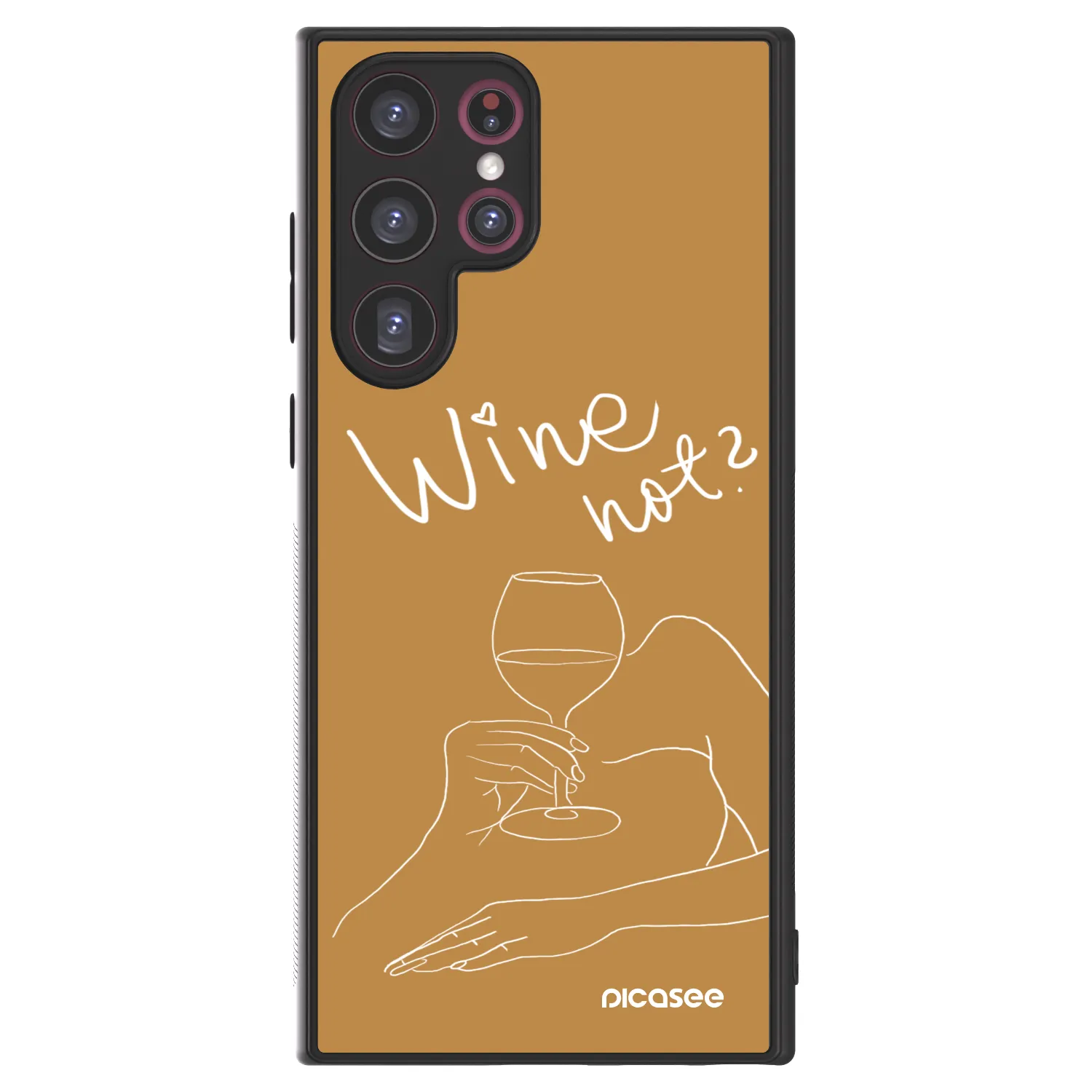 Picasee ULTIMATE CASE PowerShare für Samsung Galaxy S22 Ultra 5G - Wine not