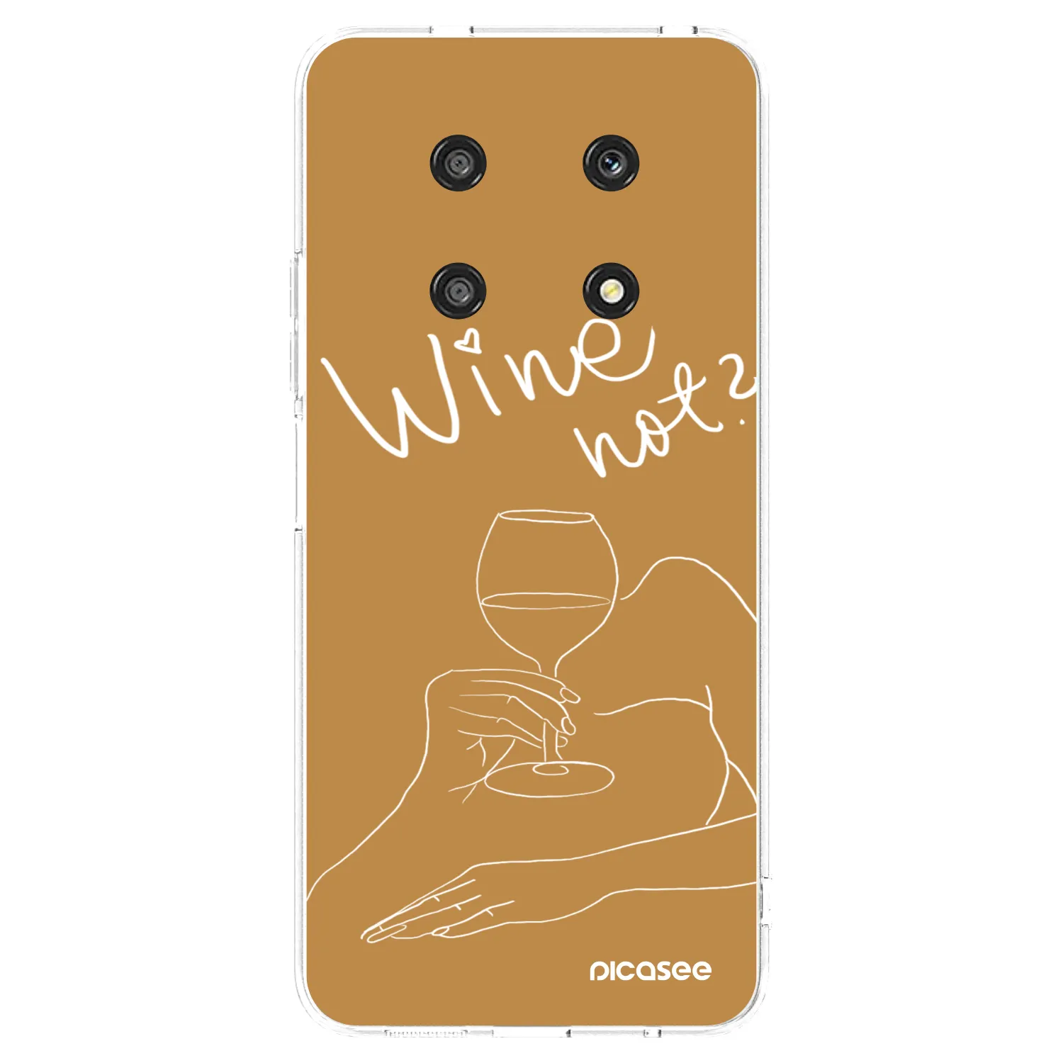 Picasee Honor Magic4 Lite 5G Hülle - Transparentes Silikon - Wine not