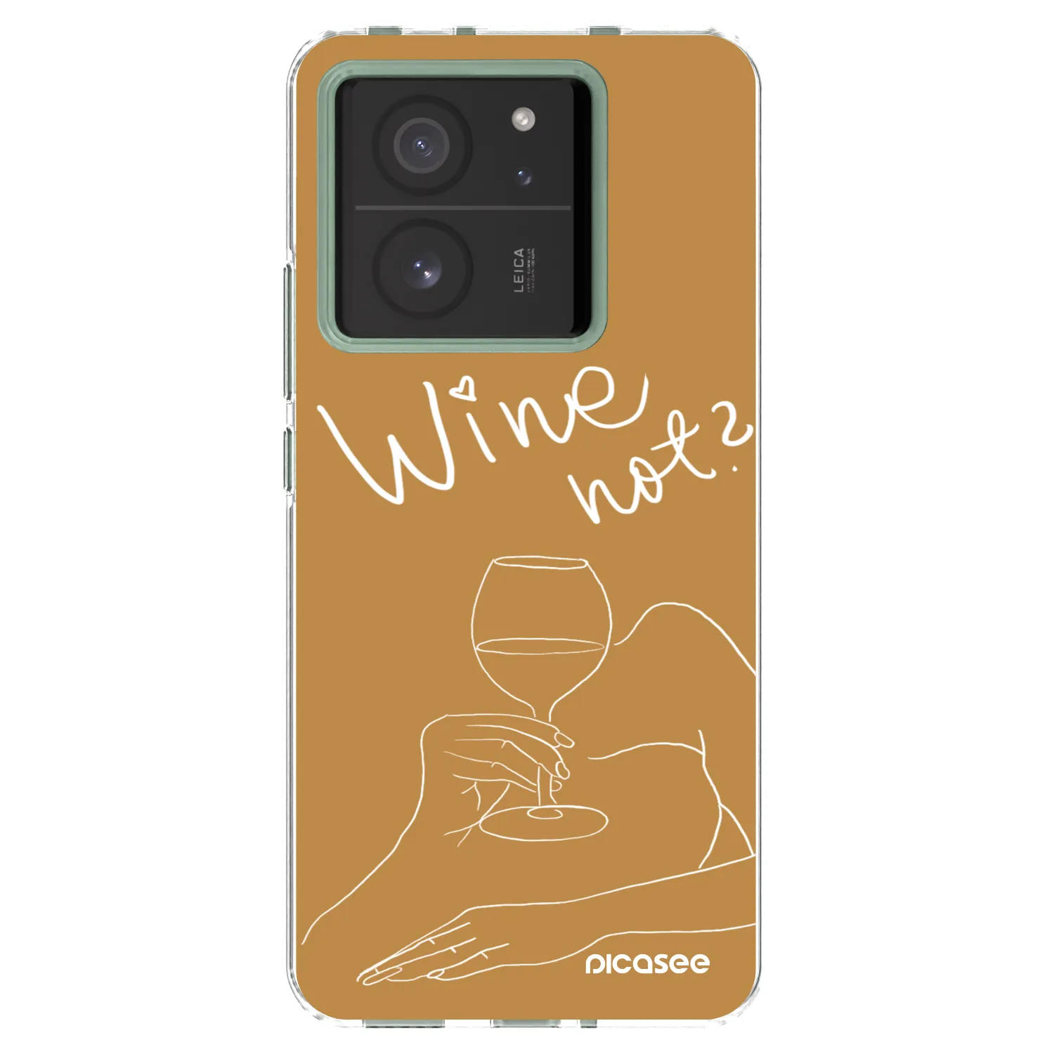Picasee Xiaomi 13T Pro Hülle - Transparentes Silikon - Wine not