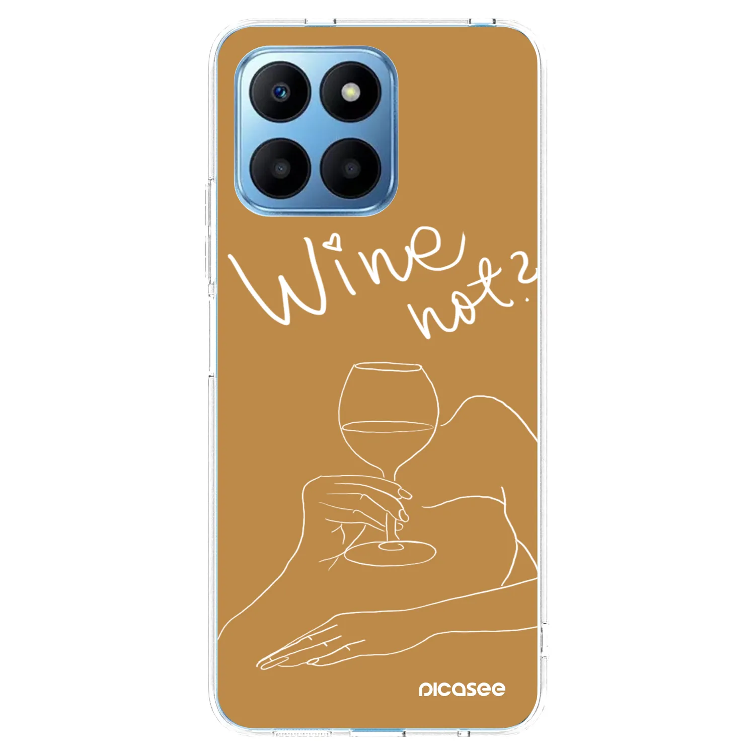 Picasee Honor 70 Lite Hülle - Transparentes Silikon - Wine not