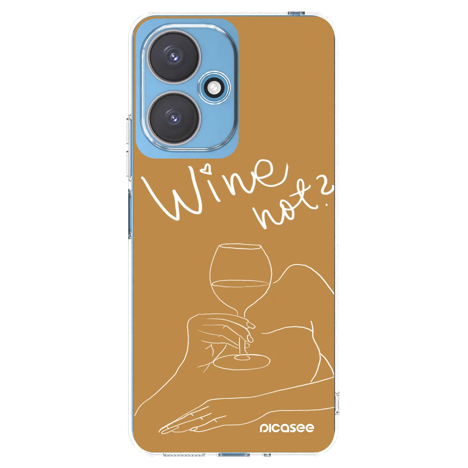 Picasee Xiaomi Redmi 13C 5G Hülle - Transparentes Silikon - Wine not